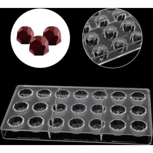 1 PC Polycarbonate Diamond Shape DIY Chocolate Mold Ice Cube Jelly Making Mold