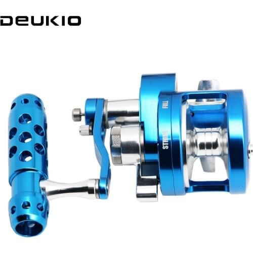 DEUKIO Fishing Wheel BaitCasting LD20/LD40/LD60 Right/Left Fishing Reel 4.5:1/2.1:1 Gear Ratio High Speed Casting Reel Saltwater