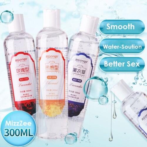 MizzZee 300ML Lubricants Water Based Lube Natural Feeling Non Sticky Lubricant for Women Massage Men Lubricant for Masturbation