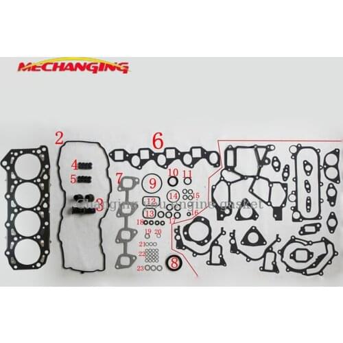 FOR NISSAN PATROL GR V Wagon 3.0 DTI ZD30 ZD30DDTI Engine Parts Auto Parts Metal Full Set Engine Gasket 10101-2W225 51020200