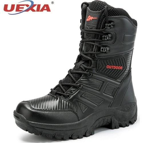 Men Desert Tactical Military Boots Shoes Sneakers SWAT Army Zapatos Ankle Lace-up Combat Ankle Sport Walking Motocycle Footwear