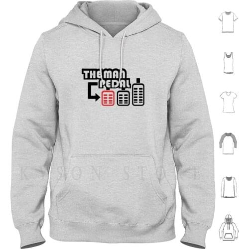 The Man Pedal Black Hoodies Long Sleeve Ship Sport Quote Funny Fun Cool Eat Sleep Car Jdm Drive Auto Vehicle