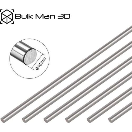10pcs/Lot 16mm Smooth Rods with length 1000mm Optical Axis Linear Shaft Rail Chrome Plated Guide Slide for 3D Printer