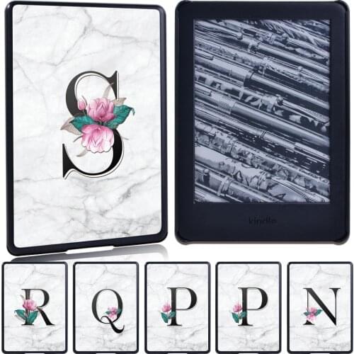 New Anti-fall Letter Tablet Case for Amazon Kindle Paperwhite(5th Gen/6th Gen/7th Gen/10th Gen)/Kindle(10th/8th Gen)6 Inch + Pen