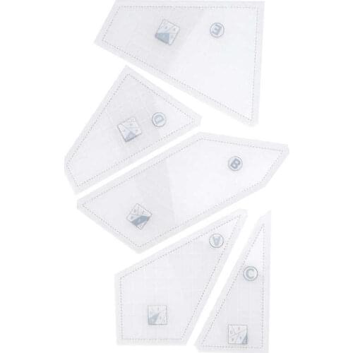 Sewing supplies sewing tools Quilting Rulers DIY Transparent Acrylic Quilting Templates Set for Craft Professional Sewing