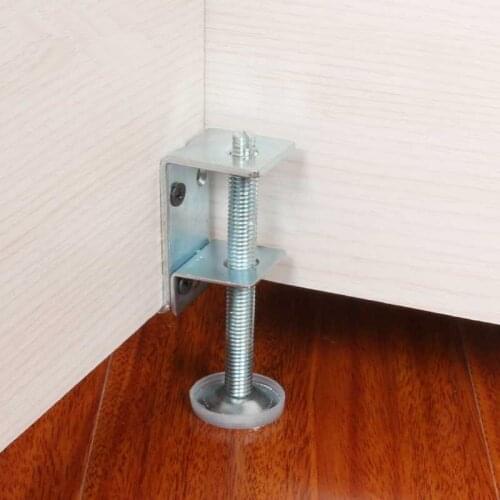 Anti Slip furniture feet leveler Threaded Adjustable support legs for Sofa table bed Cabinet Corner Bracket protector Hardware