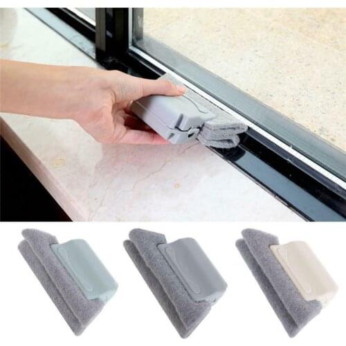 Window Groove Cleaning Cloth Brush Windows Slot Cleaner Brush Clean Window Slot Home Clean Tool