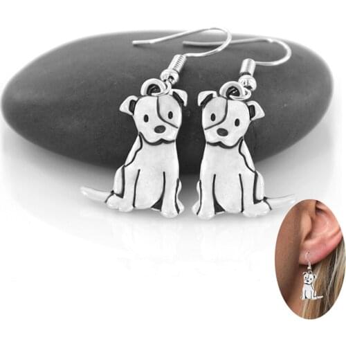 Pit Bull Terrier & Staffordshire Terrier Drop Earrings Dangle Earrings For Women Earrings Jewelry Girls Korean Fashion Earrings