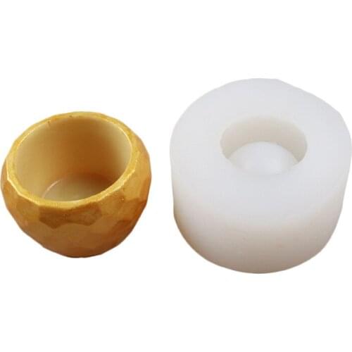 Silicone Cake 3D Mold Fondant Succulents Flower Pot Cement Vase Aromatherapy Mould Cake Decorating Tool Home Decoration