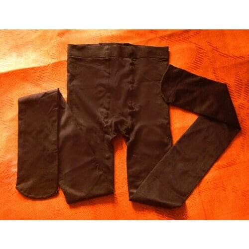 Discount Black White Nylon Spandex Footed Dance Ballet Tights Men For Sale