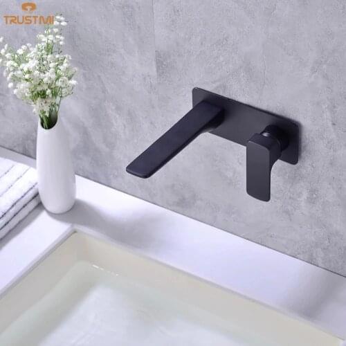 Trustmi Black Bath Faucets