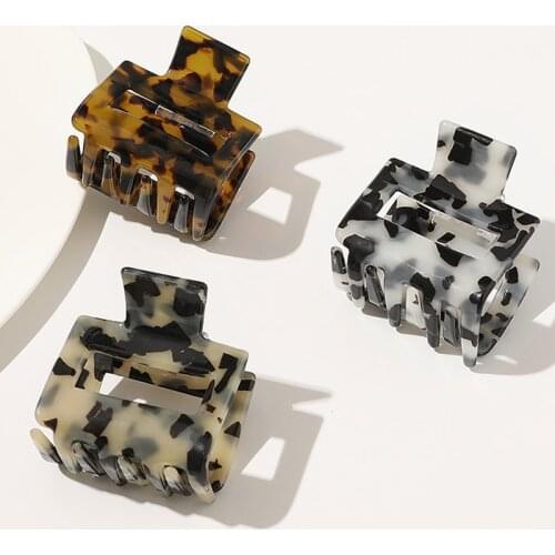 Vintage Claw Clip Hair Clips for Women Leopard Small Fashion Hair Clips Crab for Hair Girls Hairclip Barrettes Hair Accessories