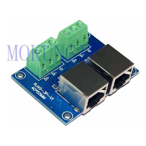 1 pcs RJ45-3P DMX512 Relays connector