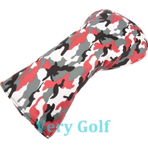 1pc Red/Blue/Yellow Camouflage Golf Club Driver Head Cover
