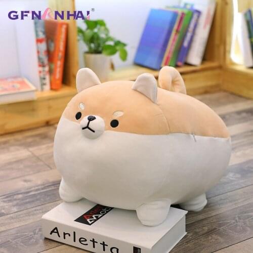 1pc 50cm kawaii Fat Corgi Dog Plush Pillow Stuffed Soft Down Cotton Animal Plush toys Cute Shiba Inu Dog Dolls for Children Gift