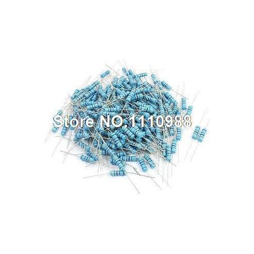 200Pcs 4.7K Ohm 3W 5% 500V Through Hole Metal Film Resistor Resistance