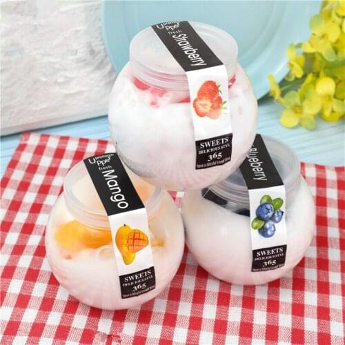 25pcs High quality transparent disposable pudding cup 160ml small ice cream plastic cups party dessert decor cup with lid
