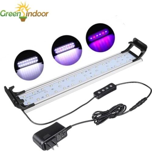 Aquarium Light With Timer and Dimming For 20-65CM Fish Tank LED Lighting Grow Light For Aquatic Plant Indoor Aquarium Decoration