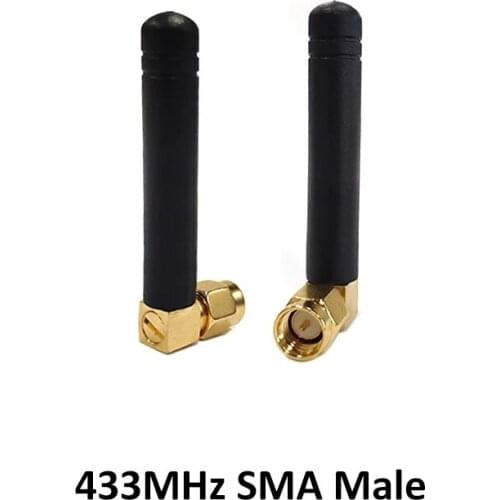 433MHz Antenna 2.5dbi SMA Male Connector folding 433 IOT antena waterproof directional antenne+21cm RP-SMA/u.FL Pigtail Cable