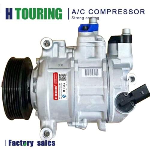 For Volkswagen a/c compressor Volkswagen AMAROK TRANSPORTER MULTIVAN 2.0 TDI 7E0820803J 7E0820803H 447150-2601 447150-2603