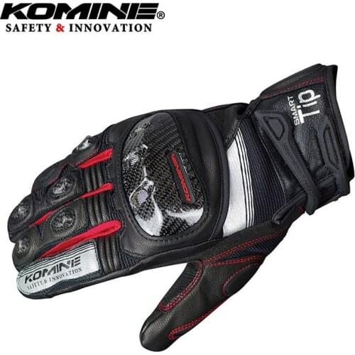 Free shipping Komine GK-193 motorcycle racing leather gloves motorcycle racing protective leather gloves motorcycle riding glove