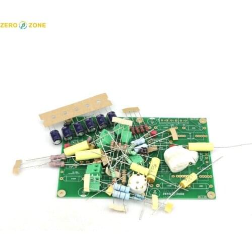 Free GZLOZONE EAR834 HIFI RIAA MM (Moving Magnet) Phono Amplifier 12AX7 Tube Stereo PCB diy kit Preamplifier PCB Circuit Board