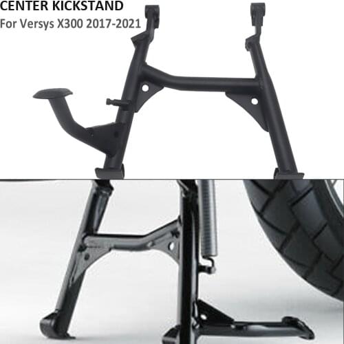 Motorcycle Centerstand Center Kickstand Foot Side Stand For Kawasaki Versys X300 X-300 2017 2018 2019 2021 Motorcycle Parts