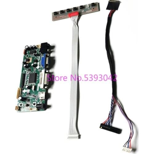 For LP140WH4 (TL)(A1)/(TL)(A2)/(TL)(B1)/(TL)(B2) 40-Pin WLED LVDS VGA+DVI LCD screen 1366*768 M.NT68676 controller card kit