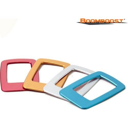 Interior Stainless Steel Car Door Window Switch Lift Panel 4pcs Trim Cover For BMW 3 Series F30 320i 328i 2013 2014 2015 16