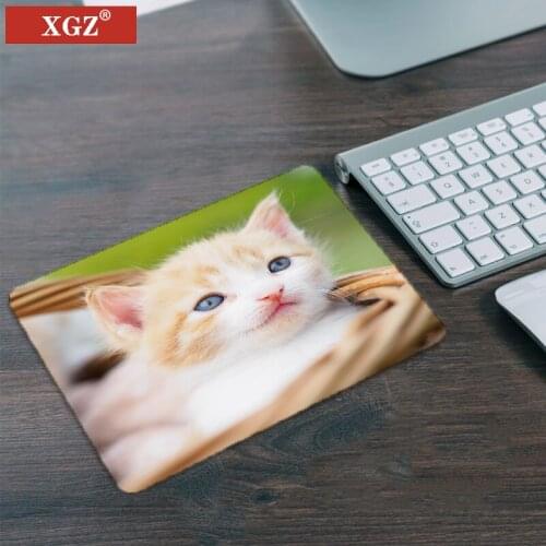XGZ High Quality Animal Cat Small Rectangular Mouse Pad Best Wholesale Gaming Pad Mouse 22X18CM Non-slip, Suitable for Desk Pad
