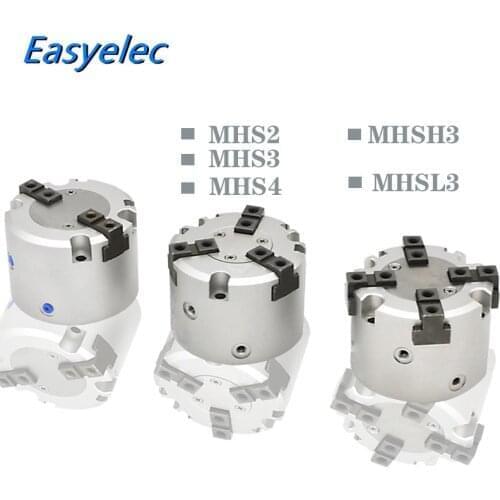 MHS2 MHS3 MHS4 Air Gripper MHS2-16D MHS3-16D MHS4-16D Parallel Style Double Acting Pneumatic Air Cylinder MHS3-20D MHS3-25D