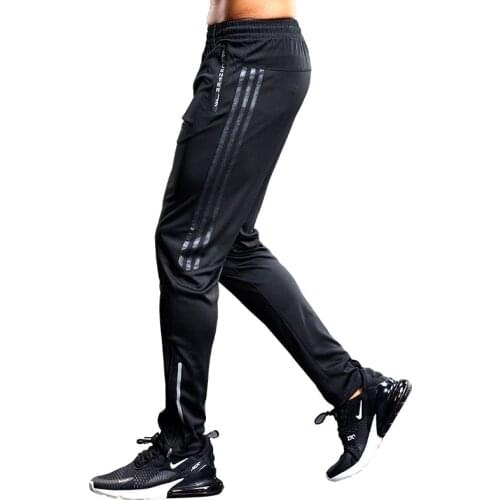Men Sport Pants Running Pants With Zipper Pockets Training and Jogging Men Pants Fitness Pants For Men Sportwear