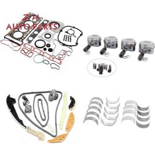 NEW Pin 23mm Engine Piston Timing Chain Tensioner Gasket Bearing Repair Kit For Audi A3 A4 TT VW Passat B7 1.8TFSI CDAA 82.51mm