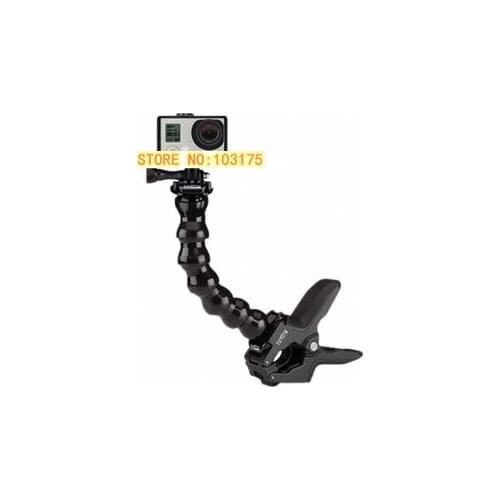 Original Gooseneck Jaws Flex Clamp Mount Adjustable Neck for GoPro HERO 8 7 6 5 4 3 MAX Session for gopro Accessories Camera