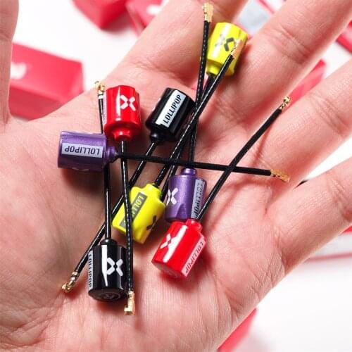 Super Tiny Foxeer Micro Lollipop 2.5dBi High Gain FPV LHCP Omni Antenna SMA/RP-SMA/MMCXAngle Best for DJI FPV Air Unit Racing