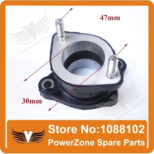 30mm Intake Pipe Manifold Pipe Fit To KAYO XMOTOR PIT PRO ATOMIk CRF KLX 150cc 200cc 250cc ATV Dirt Pit Bike Parts Free Shipping