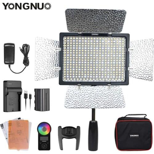 Yongnuo YN300 IV YN-300 IV RGB LED Video Light 3200k-5600K RGB Full-Color Camera Photo Lighting for Studio Video With AC Adapter