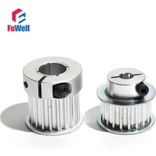 Timing Pulley HTD 5M-20T Clamp Type 16/21mm Belt Width Transmisson Pulley 5/6/8/10/12/15/18/19mm 20Teeth Gear Belt Pulley