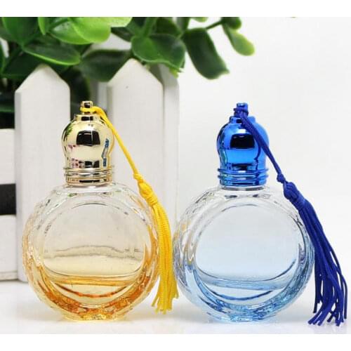 10ml colorful Glass Roll On Essential Oil Empty Perfume Bottle Roller Ball 5 Color F20171369