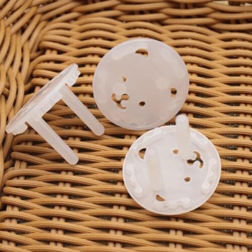10pcs Baby Safety Child Electric Socket Outlet Plug Protection Security Two Phase Safe Lock Cover ABS Kids Sockets Cover Plugs