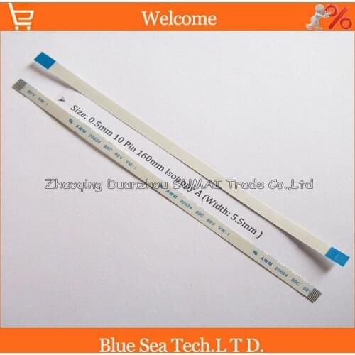 100 pcs/lot FFC/FPC Flexible Flat Cable 0.5mm pitch 10 pin 160mm Isotropy or Anisotropy cable,welcome OEM Order.20624,80C,60V