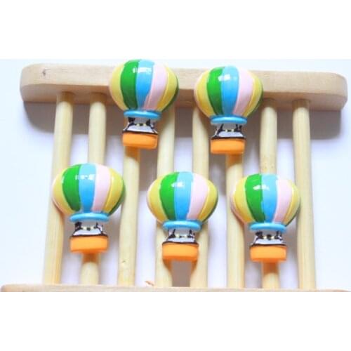 30pcs/lot flat back resin fire balloon DIY resin cabochons accessories 24*30mm