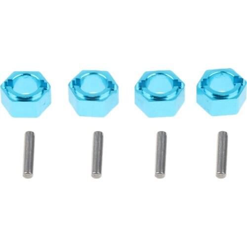 4 Pcs. Stainless Steel Nut Nut Wheel Drive Hub Screw M7 7mm for 1/18 RC Car