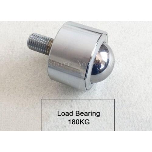 4PCS Precision type universal ball/caster/wheel, load bear 180kg, with bearing/M16 screw ,flexible durable ball JF1357