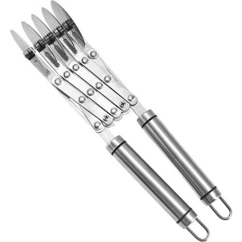 5 Wheel Pastry Cutter Stainless Pizza Slicer Dough Cutter Roller Cookie Pastry Knife Divider with Handle