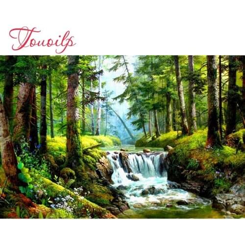 TOUOILP diy forest 5d Diamond Painting cross stitch full square&round diamond Embroidery painting,diamond mosaic wall stickers