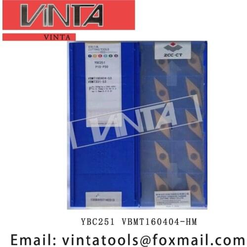 Free shipping high quality 10pcs/lots YBC252 YBG202 YBC251 YBD102 YBC152 YBC351 VBMT160404-HM cnc carbide turning inserts