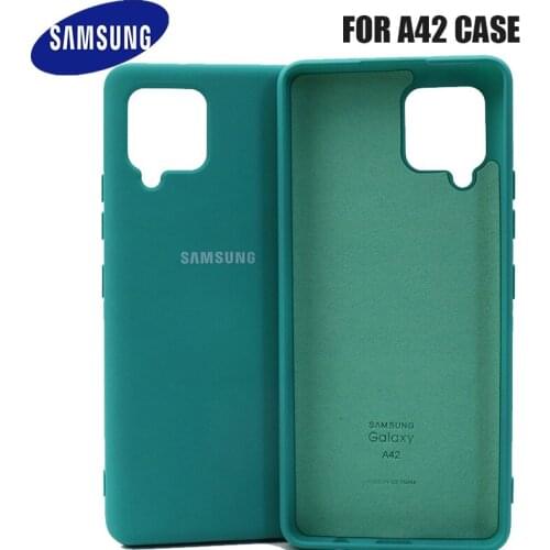 Samsung Galaxy A42 5G Case Soft-Touch Back Protective Shell Silky Silicone Mobile Phones Cover