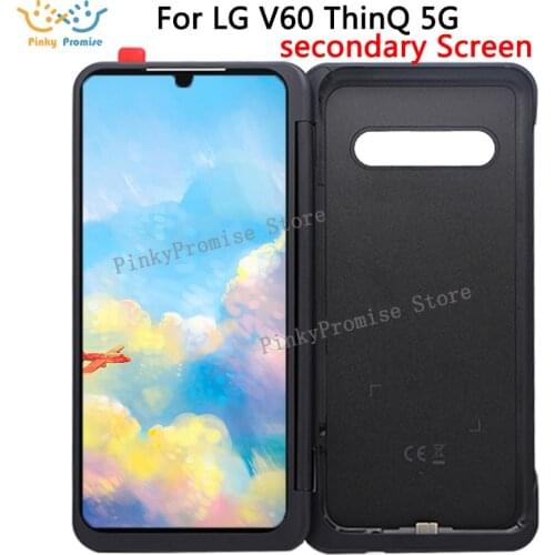 For LG V60 LCD Display Touch Screen Digitizer Assembly Secondary Screen For LG V60 ThinQ 5G dual screen lcd display