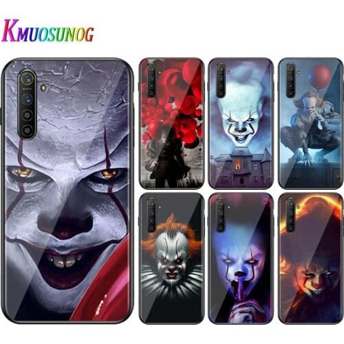 For OPPO A5 A9 2020 F7 Phone Cover Stephen kings Pennywise for OPPO Reno 2 Z 2Z 2F 3 4 Pro 5G Bright Black Phone Case